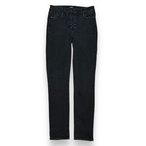 PAIGE Black Ankle & Cropped Jeans